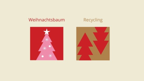 Recycling Weihnachtsbaum