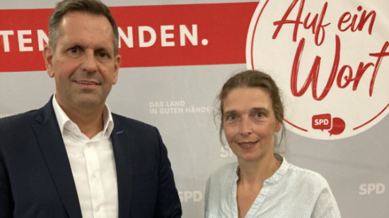 Svenja Stadler und Olaf Lies