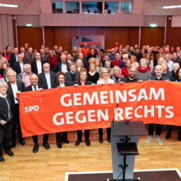 Gemeinsam gegen rechts SPD NJE 2024